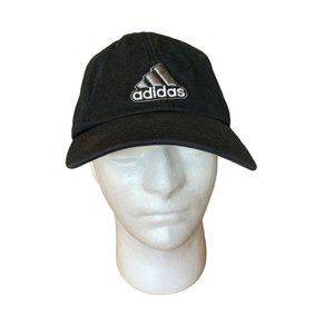 Adidas Hat Cap Strapback Black  Adjustable Embroidered Adult